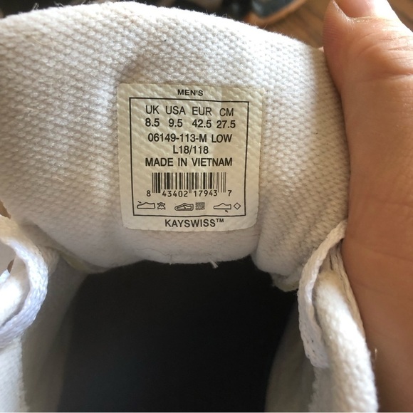 Men’s K-Swiss 8.5 sneakers - Picture 10 of 10